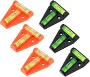 SOESFOUFU 6pcs Compact T Shaped Spirit Level High Precision Level for Accurate DIY Projects Rv Leveling and Trailer Use Durable with Bubble for Easy Readings
