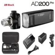 Godox AD200Pro TTL Flash 2.4G 200Ws HSS 1/8000s Pocket Flash 0.01-1.8s Recycling