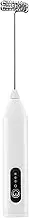 Electric Whisk - Rechargeable Handheld Drink Frother - Removable Kitchen Gadgets, Reusable Milk Foamer for Hot Chocolate, Cappuccino, Latte