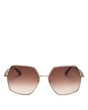Salvatore Ferragamo Geometric Sunglasses, 61mm
