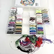 31 VARIETY DMC EMBROIDERY CROSS STITCH FLOSS: LIGHT EFFECTS, SATIN, RAYON BM