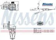 EGR GAS RECIRCULATION VALVE NIS98376 NISSENS I