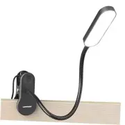 Clip on Light, 60 LED Reading Lights for Books in Bed, with 25+ Lighting Black
