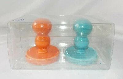 Vintage Tag Cookie Presses Stamps Present & Cupcake 2007 - 350026 -Ceramic NIP
