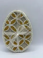 Pier 1 Egg Coasters Set Of 4, New Never Used