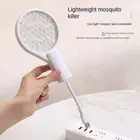 USB Mosquito Swatter Trap UV Light Insect Racket Portable Fly Bug Zapper Home