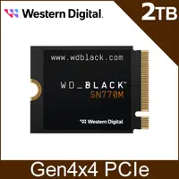 在飛比找PChome24h購物優惠-WD 黑標 SN770M 2TB M.2 2230 PCIe