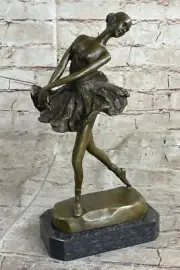 Bronze Sculpture Hand Made Young Ballerina by Edgar Degas Hot Cast Figurine Gift