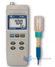 PH-208 Digital PH METER (pH / mV) Tester 0 to 14 PH x 0.01 PH LUTRON new✦Kd