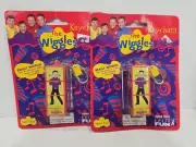 Wiggles Spinning KeyChain-Jeff/Greg/Henry the Octopus/Feathersword Lot Of 2 (NIP