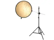Photography Photo Studio 5in1 110cm Reflector Boom Arm 260cm Light Stand Kit AU