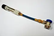 HVAC/R Tool Compressor Oil/UV Dye Injector Syringe Car AC Low Side Quick Coupler