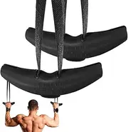 Pull-up Handles, 1 Set Cable Handles, Gym Equipment Attachments, 5.12 x 2.36 x 1.18 inches, Ideal for Strength Training, Full Body Workout, Exercise Machine Parts