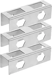 SEWACC 3Pcs Under Desk Laptop Mounts Sturdy Metal Laptop Holder Bracket for Space Saving Storage for Home Office Bedroom Study Use Lightweight Durable Design