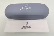 Jacadi Paris Blue Clamshell Sunglass EyeGlasses Hard Case With Cloth