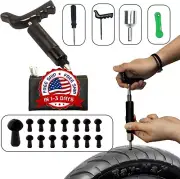 Tapón Para Reparación De Pinchazos De Neumáticos Coche Motocicleta Kit 20 Uds US
