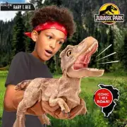 Baby T Rex Realistic Dinosaur Puppet Toy Movement Sound Finger Controller Gift