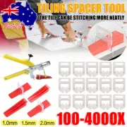 100-4000x Tile Leveling System Clips Levelling Spacer Tiling Tool Floor Wall AU
