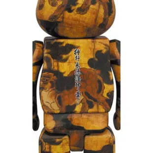 （現貨）BEARBRICK 庫柏力克熊 狩野永德 唐獅子屏風 400+100％ 正版 限量 設計師玩具 公仔 玩具有毒