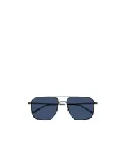 Montblanc Square Frame Sunglasses 56 Blue