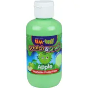 Tim & Tess Scratch & Smell Children's Washable Poster Paint Green Apple 250ml