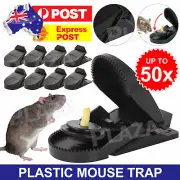 10pcs Plastic Mouse Traps Trap Reusable Rat Mice Snare Catcher Rodent Indoor AU