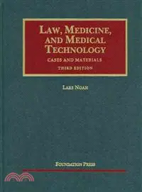 在飛比找三民網路書店優惠-Law, Medicine, and Medical Tec