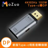 在飛比找momo購物網優惠-【魔宙】新版Type-c母轉Displayport 4K 6