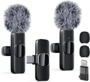 Professional Wireless Lavalier Lapel Microphone for iPhone, iPad, Mini Video...