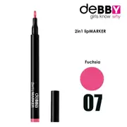 Debby 2 in 1 liquid lipstick in lip pen col.07