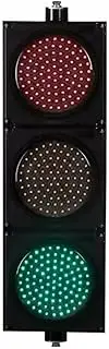 200mm LED Traffic Signal Light, 3 Lights Parking Light, for Toll Stations, Car Washes, Shopping Centres, Industrial Indicator Light,PC Housing, Outdoor Waterproof(Vehicle Lights+Remote)