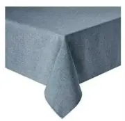 OLIVIA & OLIVER 70x144 Inch Madison Tablecloth in Blue. For Oblong/Oval Tables