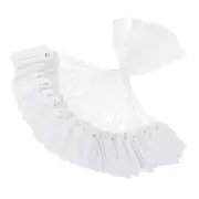 Price Tags with String Attached, 500Pcs White Gift Jewelry Tag, 0.98 x 0.59 Inch