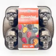 Nordic Ware Haunted Skull Cakelet Pan New