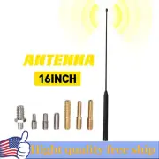 16" 1-pack Black Whip AM/FM/XM/CB Power Radio Antennas Mast for HARLEY-DAVIDSON