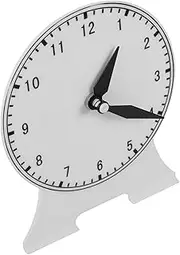 HONMEET 1PC Hand Non Link Clock Model for Learning and Teaching Φ Educational Tool for Parent Interaction and Classroom Use Random Color