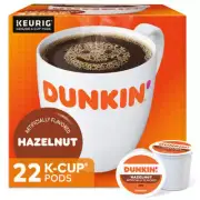 Dunkin Hazelnut Flavor coffee