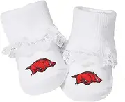 Future Tailgater Arkansas Razorbacks Boxed Baby Booties with Lace