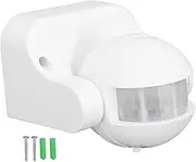 GRCFUMO Wall Mounted Motion Sensor, Automatic Dusk to Dawn Spherical PIR Motion Sensor, Outdoor Motion Sensing Switch for Home Security LED Light AC