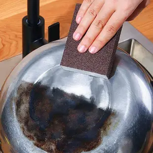 金剛砂 魔力擦 鍋底 清潔 除垢 海綿刷 鍋神器 擦 去鐵鏽 汙漬 納米 b8