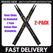 Drum Sticks 5A, 1 or 2 Pack, Carbon Fiber Drumsticks for Drummers