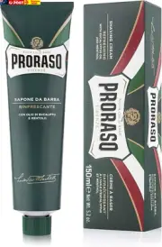 Refreshing and Invigorating Shaving Cream with Eucalyptus Oil and Menthol by fo