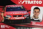 Holden Commodore VE Stratco #16 Tony Ricciardello V8 Supercars Promo Poster