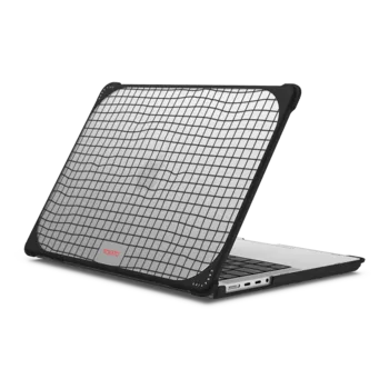 MacBook Pro 14-inch (M1 - M4) Bounce Case Wavy Grid by Poketo