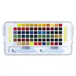 塊狀透明水彩 60、72色 寫生組 附自來水筆+調色盤 塊狀水彩 KOI 櫻花 ALIEN玩文具