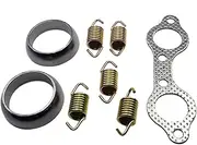 NPKNGZTATW 3610047 5811511 Exhaust Gasket Spring Donut Seal Rebuild Repair Kit for Polaris for Sportsman 600 700 800 2003-2007 2010 2013 Gaskets
