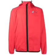 [Cdg Play] Cdg Play X K-Way Zipped Hooded Jacket XS RED