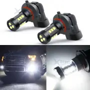 For Ford Ranger 2008-2011 Super Bright White 80W LED Fog Driving Light Bulbs