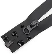 MebuZip 2PCS 26 Inch Waterproof Zippers Black #5 Separating Waterproof Zippers Bulk for Sewing Tailor Crafts Clothes Jackets Down Coats Raincoats (26" 2pcs)