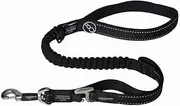 Rogz Control Shock Absorbing Bungee Dog Lead Black Extra Large